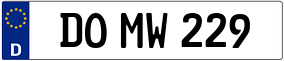 Truck License Plate